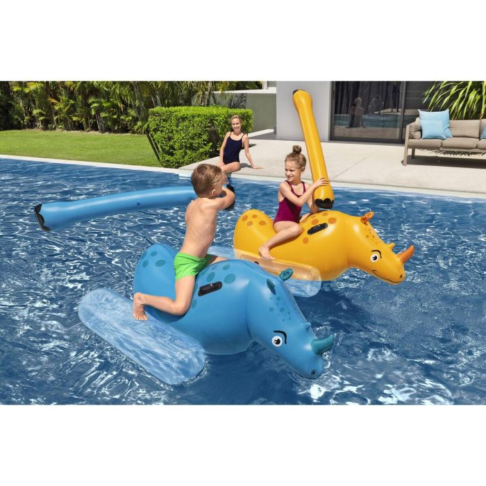 Bestway Juego Flotante Lucha de Rinocerontes 153x77 cm +3 Años Piscina 41522 9