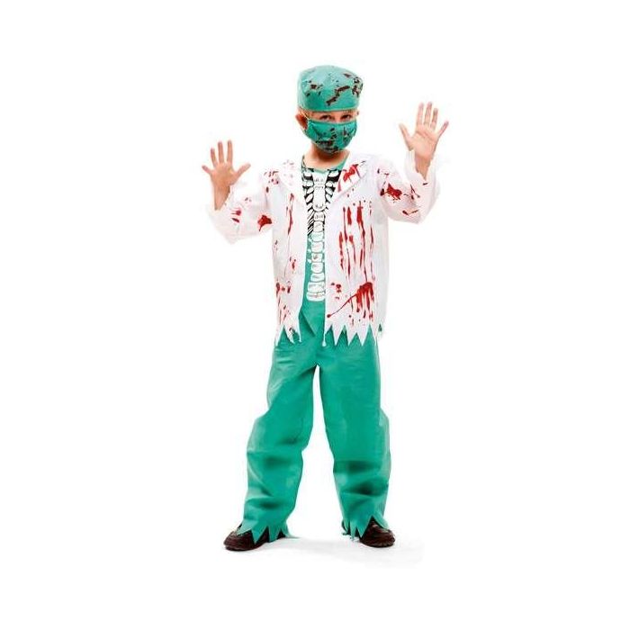 My Other Me Disfraz Cirujano Esqueleto para Niños Talla 3-4 años, 100% Poliéster, incluye Camisa, Chaqueta, Pantalón, Gorro y Mascarilla My Other Me Disfraz Cirujano Esqueleto para Niños Talla 3-4 años, 100% Poliéster, incluye Camisa, Chaqueta, Pantalón, Gorro y Mascarilla