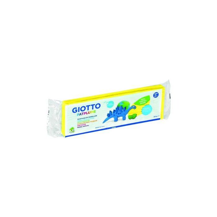 Plastilina Patplume 350Gr Caja 12 Pastillas Amarillo