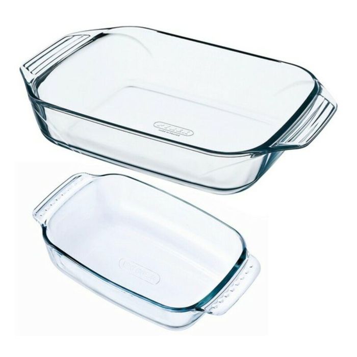Set de Fuentes para Horno Pyrex Classic Transparente Vidrio 1 Set de Fuentes para Horno Pyrex Classic Transparente Vidrio 1