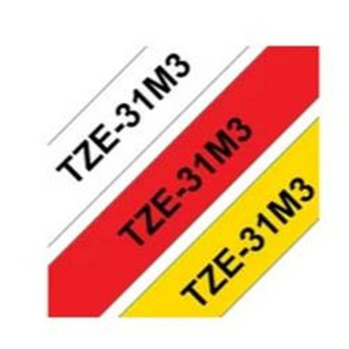 Cinta Laminada para Rotuladoras Brother TZE31M3 12 mm