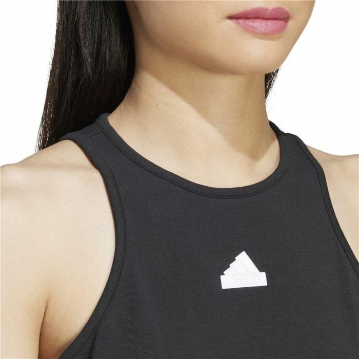 Vestido Adidas Fi 3S Essentials Negro 2 Vestido Adidas Fi 3S Essentials Negro 2