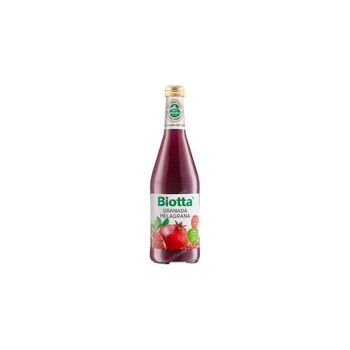 BIOTTA Jugo Puro de Granada Ecológico 500ml - Con Infusión de Té Blanco y Ágave