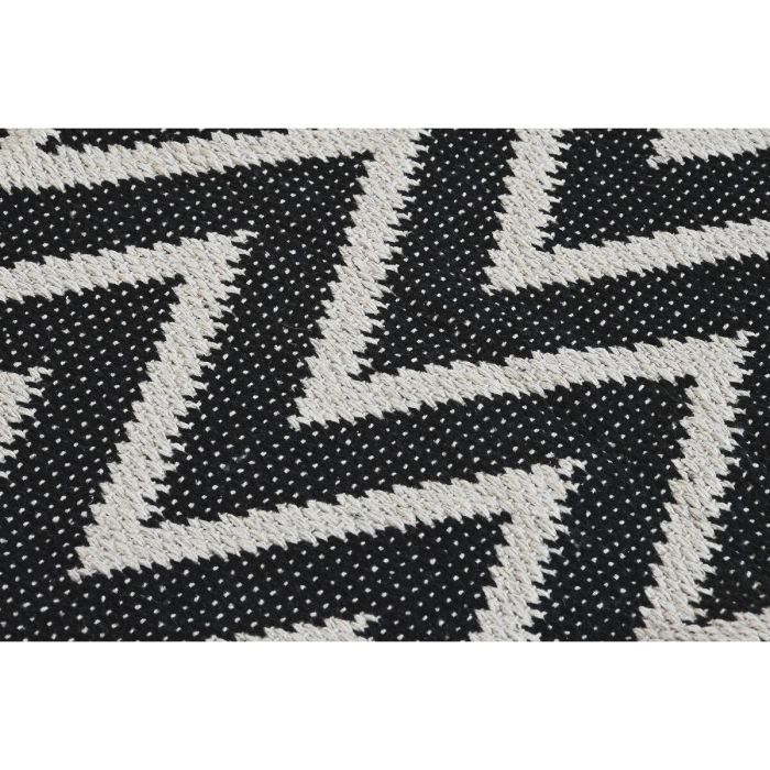 Alfombra DKD Home Decor Poliéster Zig-zag Bicolor 160 x 230 x 1 cm 2