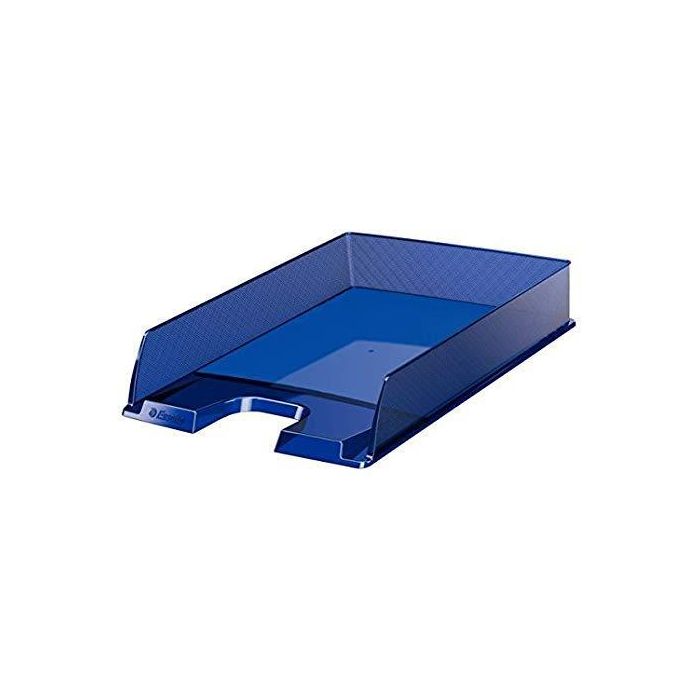 Esselte Bandejas Portadocumentos Europost Transparente Formato Vertical Azul Oscuro Esselte Bandejas Portadocumentos Europost Transparente Formato Vertical Azul Oscuro