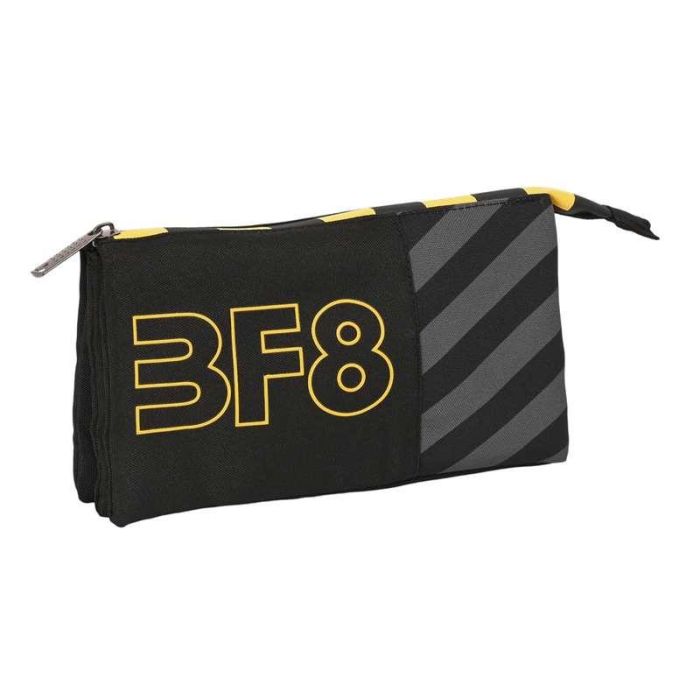 Portatodo Triple BlackFit8 Zone Negro 22 x 12 x 3 cm 1 Portatodo Triple BlackFit8 Zone Negro 22 x 12 x 3 cm 1