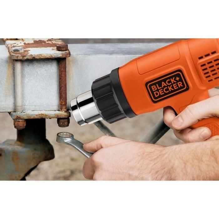 Black+Decker Decapador térmico 1750W kx1650-qs, 2 temperaturas 460-600°C, caudal de aire 570/740 l/min 3 Black+Decker Decapador térmico 1750W kx1650-qs, 2 temperaturas 460-600°C, caudal de aire 570/740 l/min 3