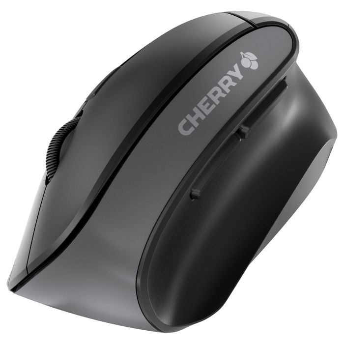 Cherry MW 4500 Ratón Inalámbrico Ergonómico con Diseño 45° para Mayor Comodidad, Resolución Ajustable hasta 1200 dpi y Nano Receptor 4