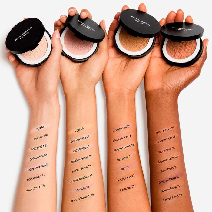 Bare Minerals ORIGINAL Base de Maquillaje Compacta Mineral SPF15 #09-Light Beige 8 gr 3