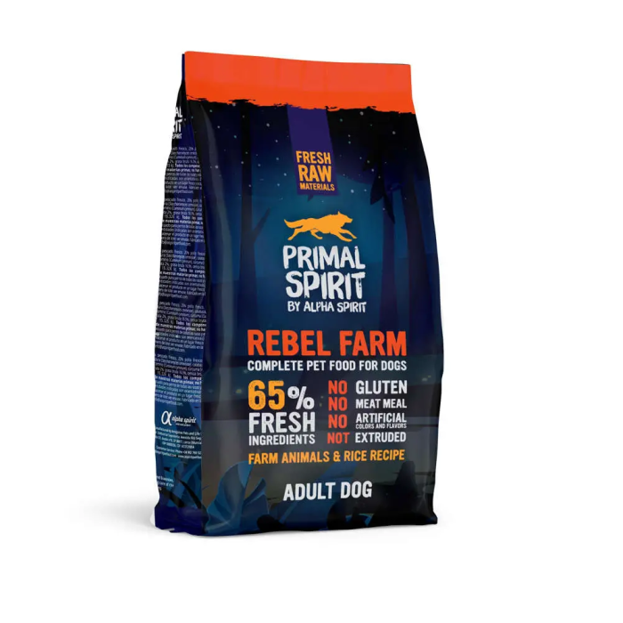 Alpha Spirit Spirit Canine Primal 65% Rebel Fram 1 kg