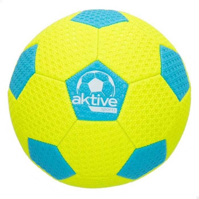 Pelota de playa Aktive Neon 5 PVC Goma (12 Unidades) 2