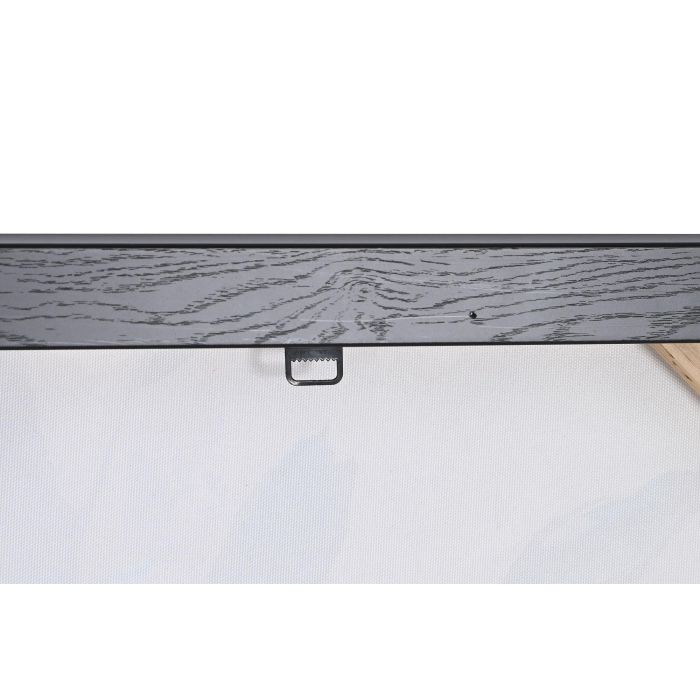 DKD Home Decor Cuadro Tradicional con Florero Hecho a Mano en Lienzo Azul y Blanco 80x60 cm (2 Unidades) 3