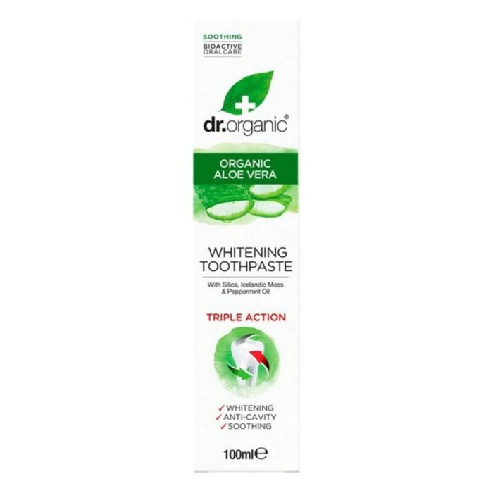 Dr. Organic Aloe Vera Pasta De Dientes 3 Dr. Organic Aloe Vera Pasta De Dientes 3
