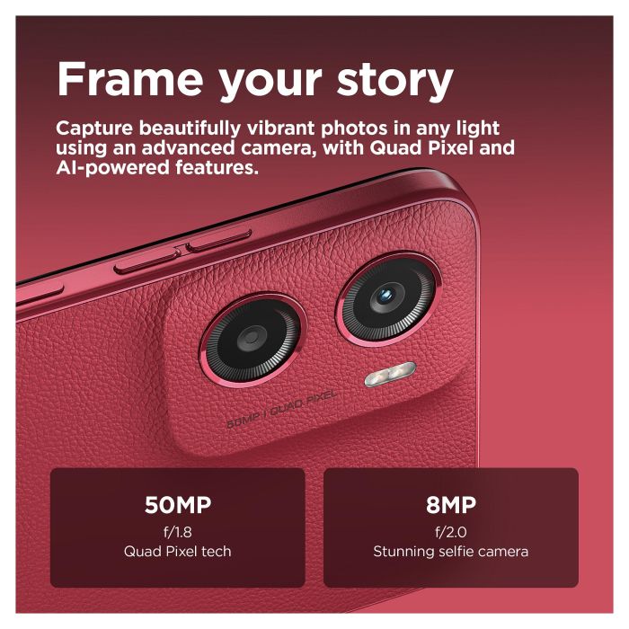 Motorola Moto G05 64 GB 4RAM Plum Red Smartphone