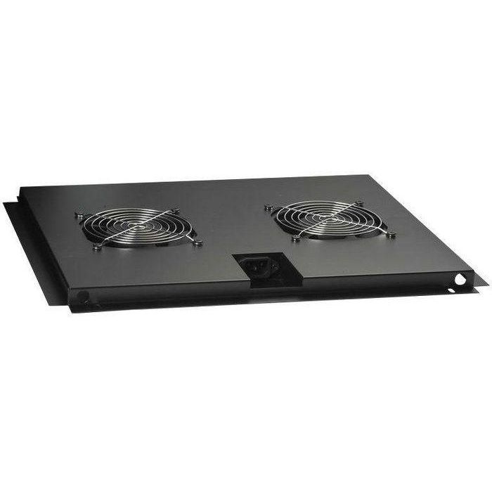 Lanview LVR2430xx Bandeja de Ventiladores para Armarios Rack B600 x D600 mm, 2 Ventiladores, Instalación en Placa Superior Lanview LVR2430xx Bandeja de Ventiladores para Armarios Rack B600 x D600 mm, 2 Ventiladores, Instalación en Placa Superior