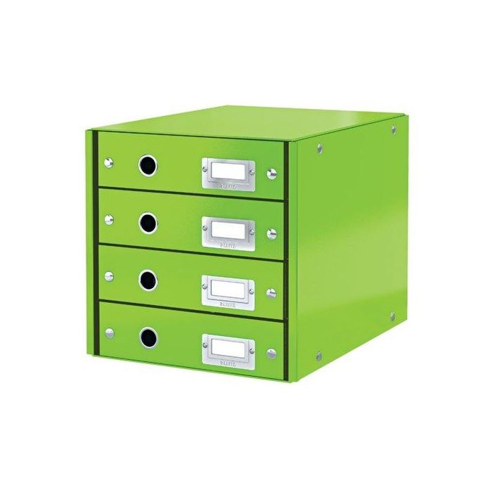 Modulo 4 Cajones Leitz Click&Store Plegable Verde