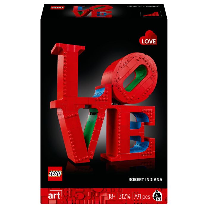 LEGO 31214 Art LOVE Set de Construcción para Adultos - Decoración y Regalo para Parejas LEGO 31214 Art LOVE Set de Construcción para Adultos - Decoración y Regalo para Parejas