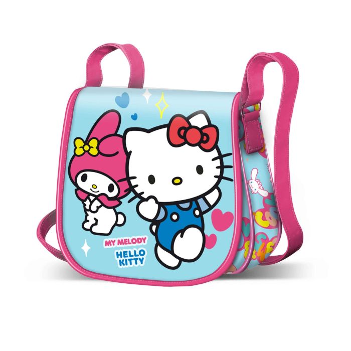 Bolso Muffin Mini Friendship Sanrio Hello Kitty Azul