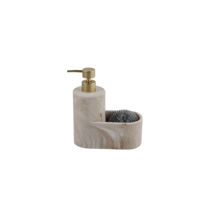 Dosificador Glam DKD Home Decor Beige Dorado 8 x 19 x 17 cm (2 Unidades) 0 Dosificador Glam DKD Home Decor Beige Dorado 8 x 19 x 17 cm (2 Unidades) 0