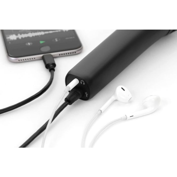 Micrófono Digital De Mano De Alta Definición Para Iphone, Ipod Touch, Ipad Y Mac Negro 2 Micrófono Digital De Mano De Alta Definición Para Iphone, Ipod Touch, Ipad Y Mac Negro 2