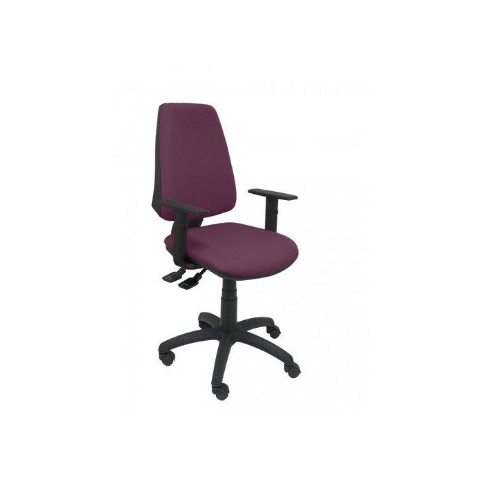 Silla Piqueras Y Crespo Elche S Brazos Regulables Mecanismo Sincro De Doble Maneta Gran Confortabilidad Regulable En Altura Ruedas De Nylon Asiento Y Respaldo Tapizado Bali Morado