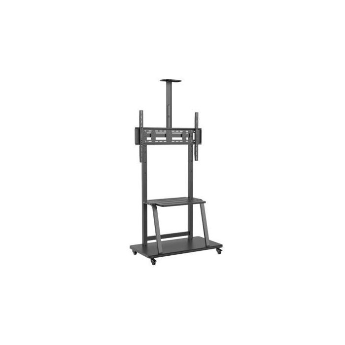 Aisens Soporte De Suelo Eco Con Ruedas + Bandeja De Dvd + Soporte Para Camara 150 kg Tv-37-100" Negro Aisens Soporte De Suelo Eco Con Ruedas + Bandeja De Dvd + Soporte Para Camara 150 kg Tv-37-100" Negro