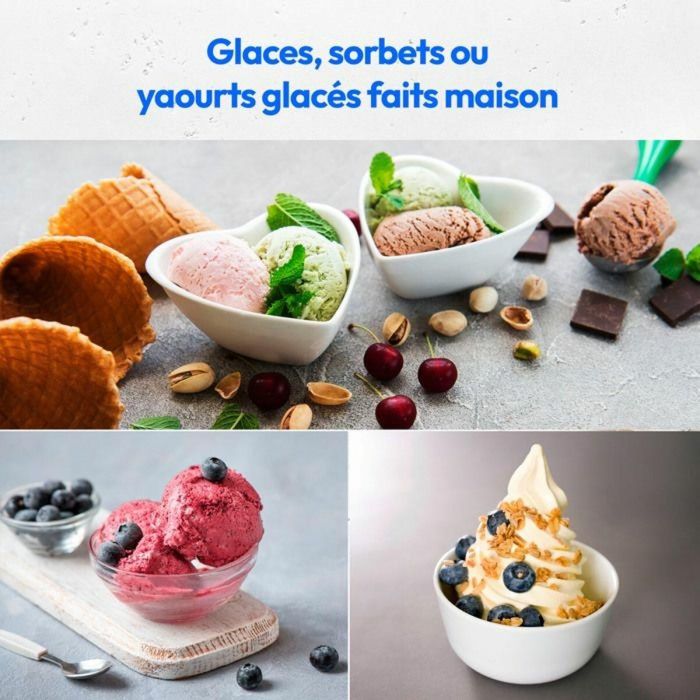 Medion MED1717434086732 Máquina de Helados con Compresor, 1 Litro, para Helado, Yogur Helado y Sorbete 3 Medion MED1717434086732 Máquina de Helados con Compresor, 1 Litro, para Helado, Yogur Helado y Sorbete 3
