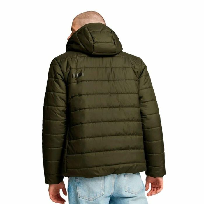 Chaqueta Deportiva para Hombre Puma Essentials Hooded Padded Verde oscuro 1