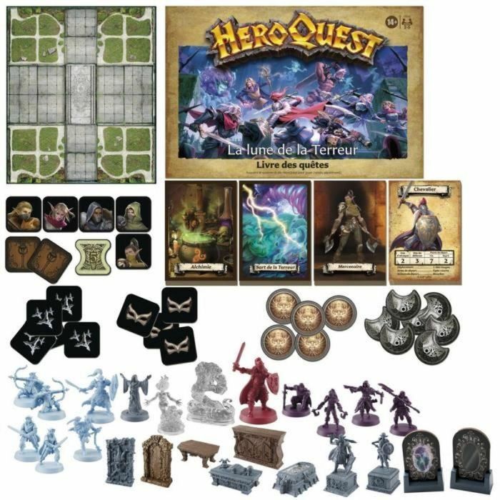 HeroQuest, paquete de misiones Terror Moon, se requiere sistema de juego HeroQuest, juegos de rol para 2 a 5 jugadores, 14 años 2