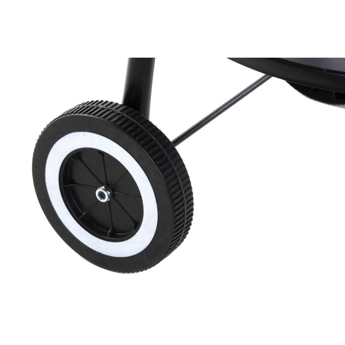 DKD Home Decor Barbacoa para Terraza y Jardín Negro 49.5 x 82 x 59 cm Desmontable Metal y Plástico 2