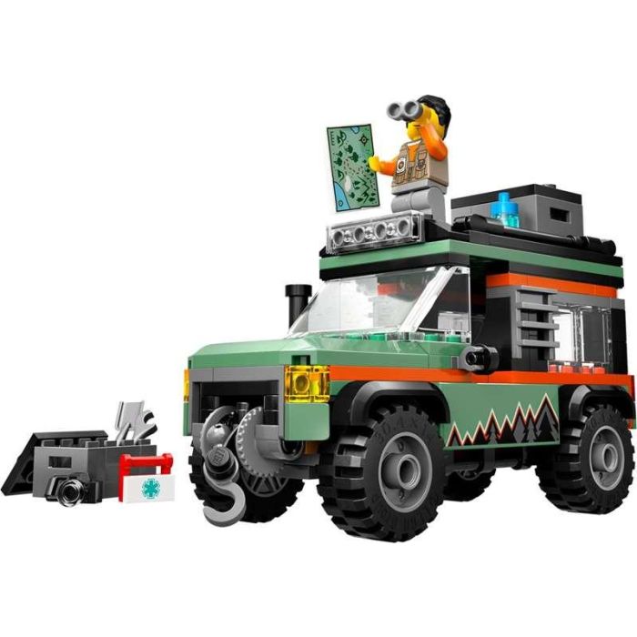 Juego de construccion todoterreno 4x4 de montaña lego city 3 Juego de construccion todoterreno 4x4 de montaña lego city 3