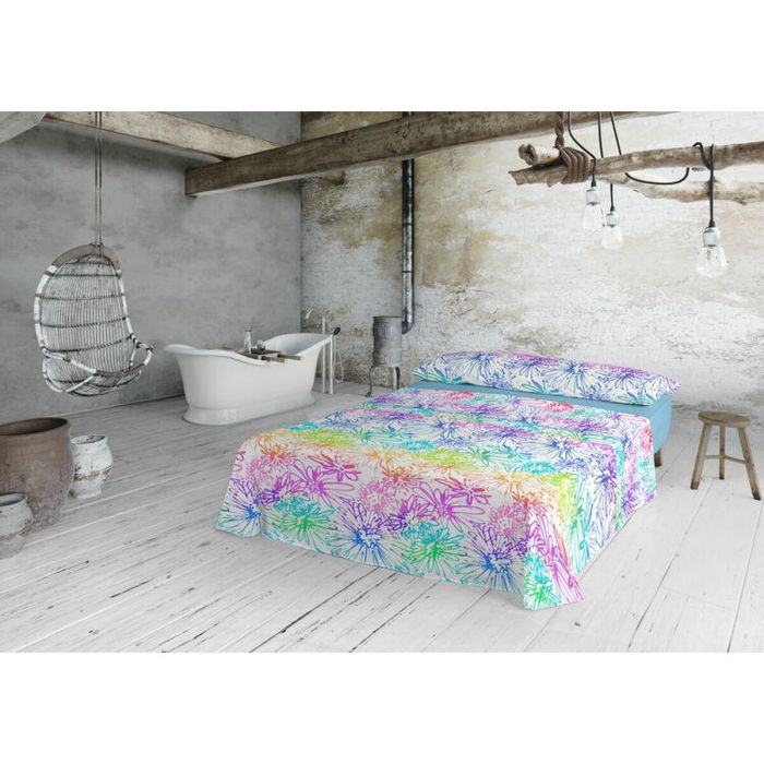 Juego de Sábanas Lois HIPPY Azul Cama de 90 1 Juego de Sábanas Lois HIPPY Azul Cama de 90 1