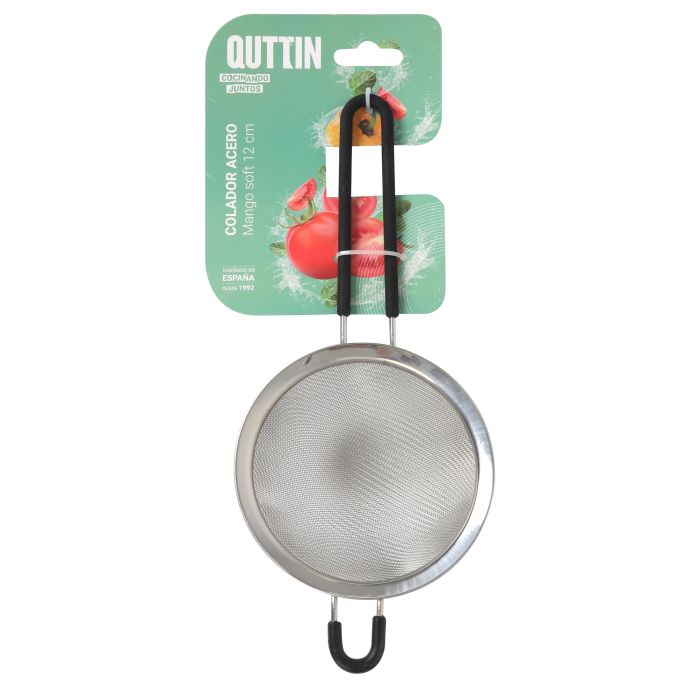 Colador de acero Quttin con mango soft, 12 cm (24 Unidades) 1 Colador de acero Quttin con mango soft, 12 cm (24 Unidades) 1