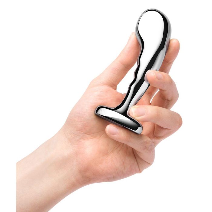 Plug Anal B-Vibe Plateado 7 Plug Anal B-Vibe Plateado 7