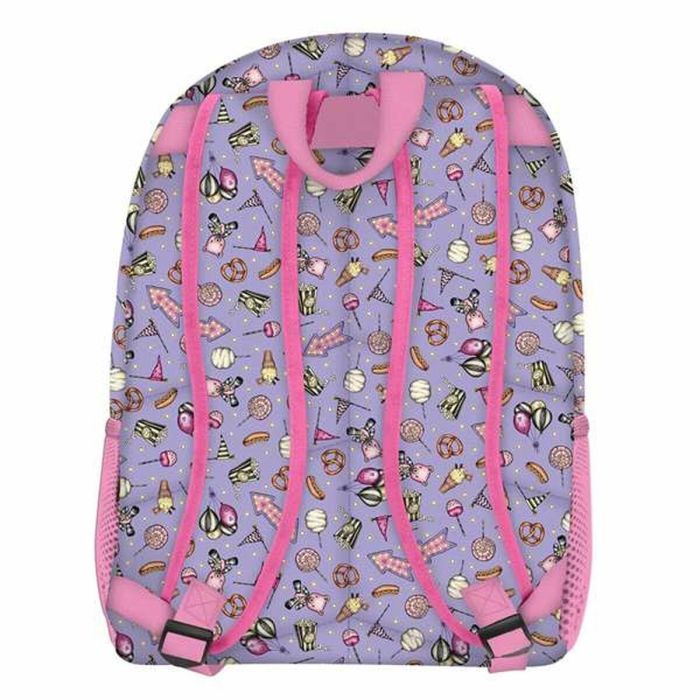 Mochila 2 cremalleras gorjuss™ fairground "first prize" 31,5x40x22,5cm 1 Mochila 2 cremalleras gorjuss™ fairground "first prize" 31,5x40x22,5cm 1