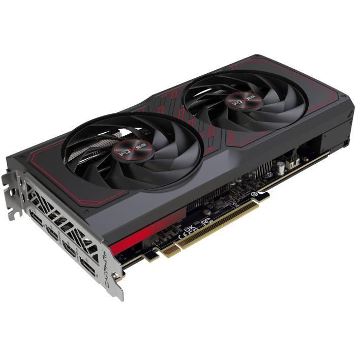 ZAFIRO - Tarjeta gráfica - PULSE AMD RADEON RX 7600 XT GAMING OC 16GB GDDR6 DUAL HDMI