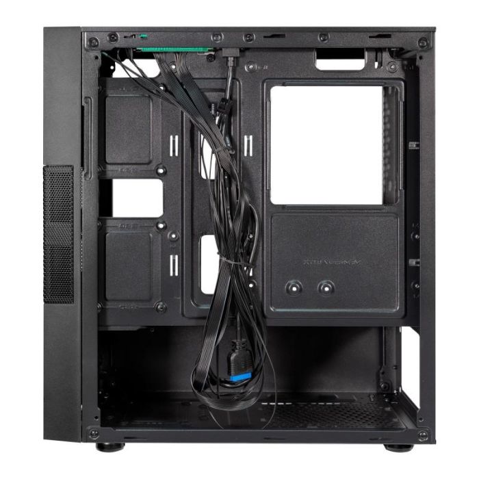 Unykach Caja Ordenador Gaming Aero C25 Micro-ATX con Fuente de Alimentación 500W 4