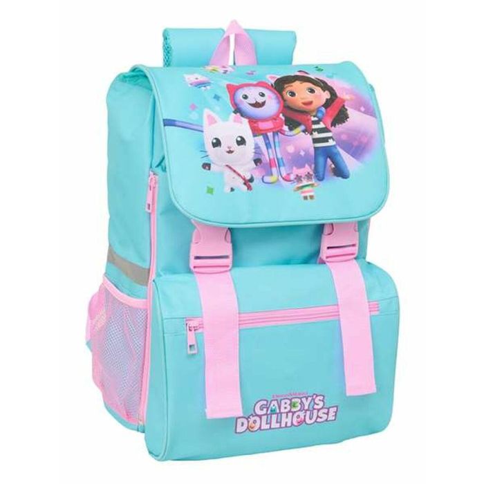 Safta Mochila Extensible Gabby's Dollhouse 18,5x41x15cm, edad recomendada 3+ años 0 Safta Mochila Extensible Gabby's Dollhouse 18,5x41x15cm, edad recomendada 3+ años 0