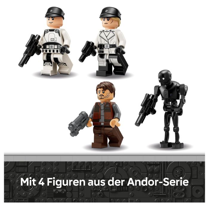 Lego Star Wars 75399 Caza Estelar Ala-U de la Alianza Rebelde Andor Set de Construcción para Niños de 8 Años en Adelante