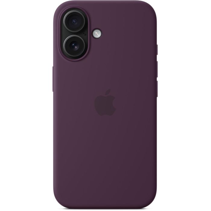 Apple Funda de silicona con MagSafe para iPhone 16 - Ciruela, compatible con carga inalámbrica y protección contra caídas 4