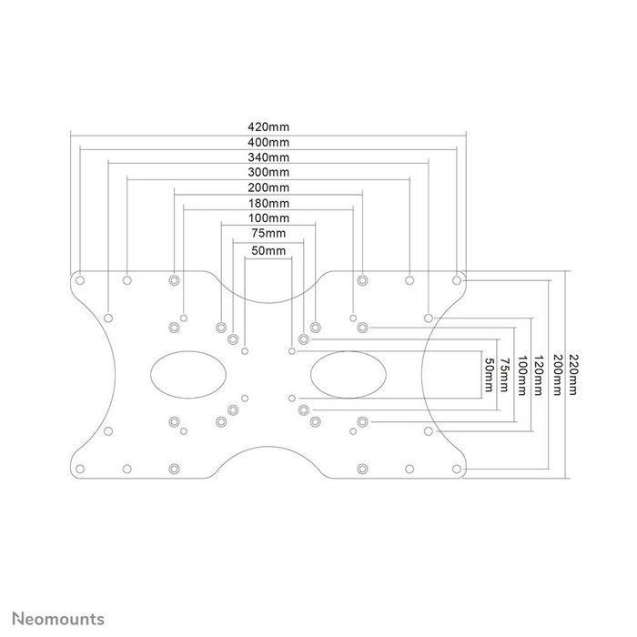 Placa de Pared Neomounts FPMA-VESA400 35 kg 1 Placa de Pared Neomounts FPMA-VESA400 35 kg 1