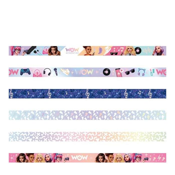 Cintas decorativas washi tapes wow generation 3 Cintas decorativas washi tapes wow generation 3