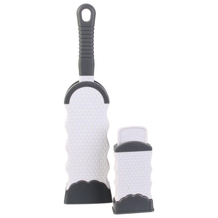 Je cherche une Idee Juego de 2 Cepillos Quita-Pelusa para Ropa y Muebles, Elimina Pelusas y Pelo de Animales, Incluye Cepillo Grande y de Viaje 1