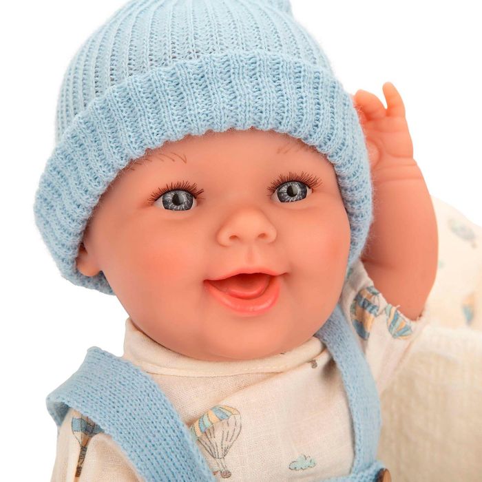 Muñecas Arias Muñeca Elegance Gadi Azul 33 cm con Capazo y Bolsa, Cuerpo de Vinilo, Niño, Edad +3 años 2 Muñecas Arias Muñeca Elegance Gadi Azul 33 cm con Capazo y Bolsa, Cuerpo de Vinilo, Niño, Edad +3 años 2