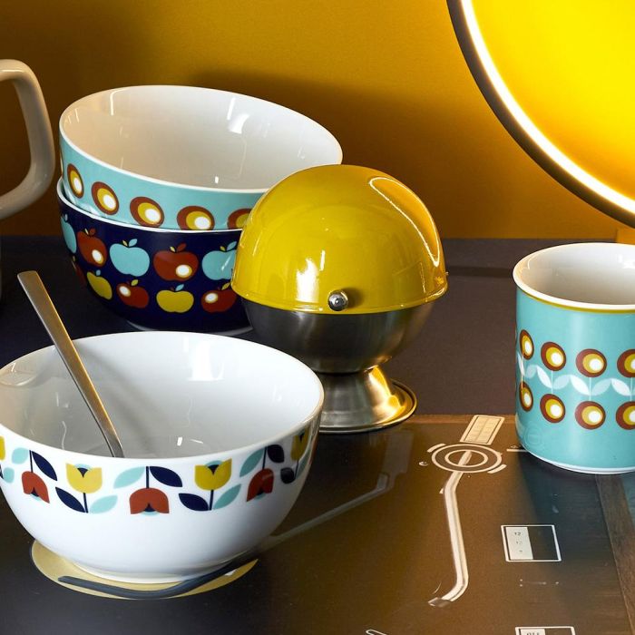 Home Deco Factory Azucarero Acero Inoxidable Retro Colores Surtidos para Mesa 10x11 cm 3