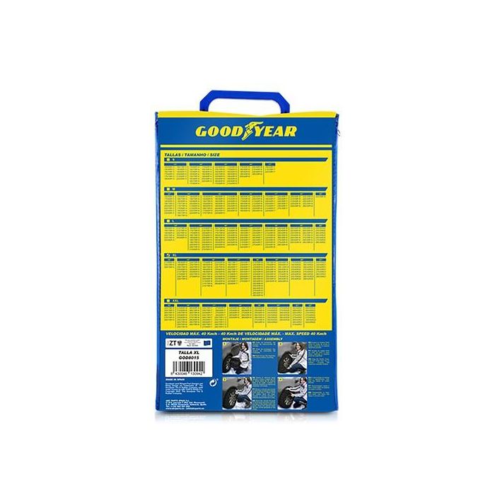 Cadenas Ultra Grip Talla XL Goodyear Cs12 Nuevo Cs5 GOD8015 3 Cadenas Ultra Grip Talla XL Goodyear Cs12 Nuevo Cs5 GOD8015 3