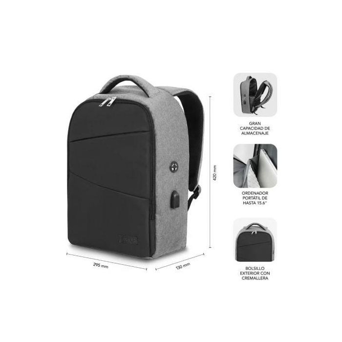 Mochila Antirrobo Secure V2 Ap Antitheft Backpack 16" Black 2 Mochila Antirrobo Secure V2 Ap Antitheft Backpack 16" Black 2