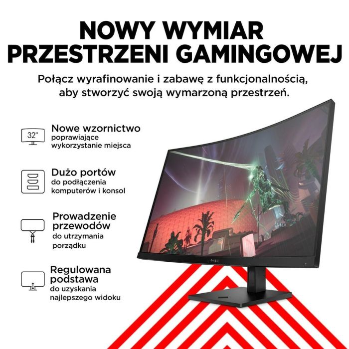 Monitor HP 780K6E9#ABB 31,5" HDR VA Flicker free 165 Hz 7 Monitor HP 780K6E9#ABB 31,5" HDR VA Flicker free 165 Hz 7