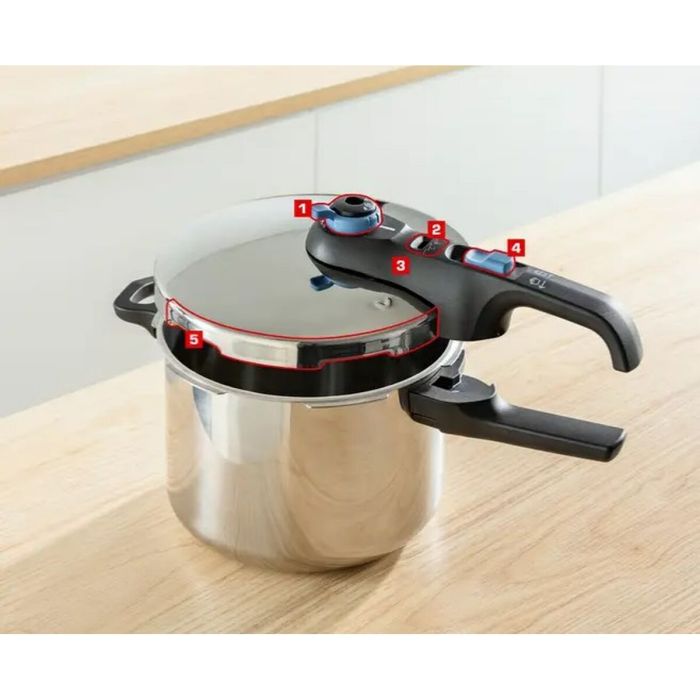 Olla Express Tefal P2584301 Acero Inoxidable Plástico 4 L 6 L 2 Olla Express Tefal P2584301 Acero Inoxidable Plástico 4 L 6 L 2
