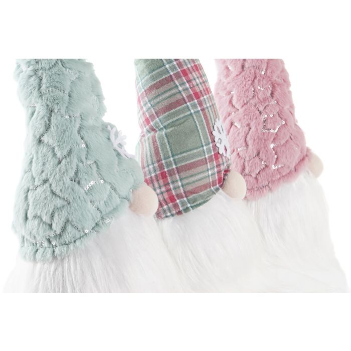 DKD Home Decor Figura Navidad Fantasia Verde Rosa 16 x 54 x 17 cm (3 Unidades) 2 DKD Home Decor Figura Navidad Fantasia Verde Rosa 16 x 54 x 17 cm (3 Unidades) 2